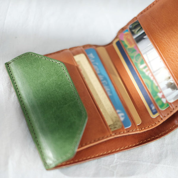 Small Women's Genuine Leather Billfold Wallet With Card Holder For Women Work bag