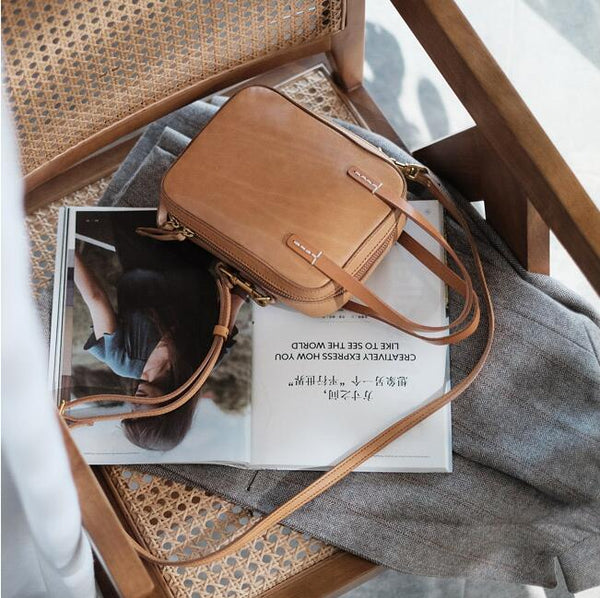 Small Women's Genuine Leather Handbags Crossbody Sling Bag For Women Accessories