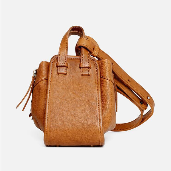 Small Women's Genuine Leather Handbags Crossbody Sling Bag Purse For Women Affordable