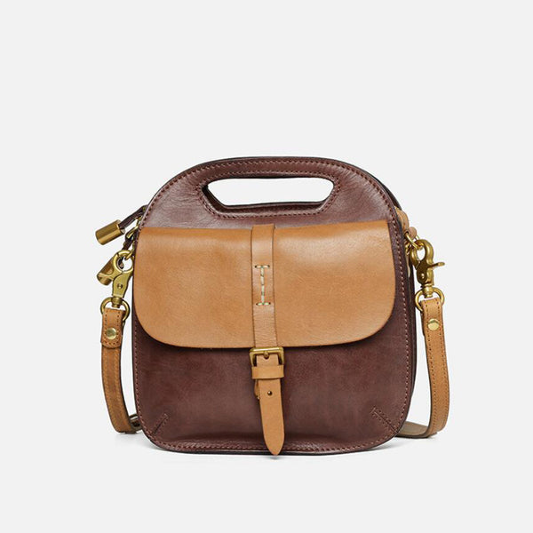 Vintage Leather Crossbody Purse Shoulder Handbags For Women Best