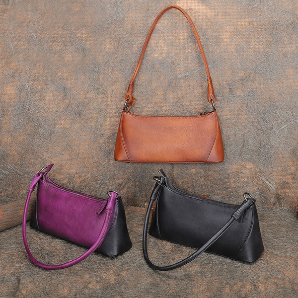 Small Women's Genuine Leather Shoulder Bags Handbags for Women Cowhide