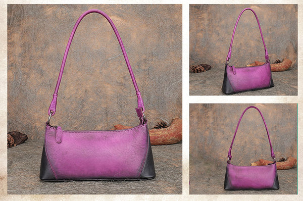 Small Women's Genuine Leather Shoulder Bags Handbags for Women Cute