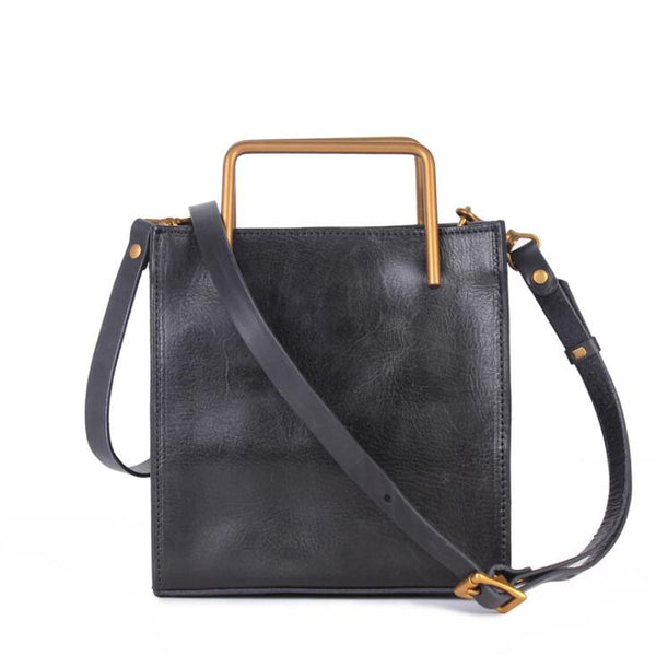 Small Women's Leather Crossbody Tote Bag Genuine Leather Handbags For Women Best