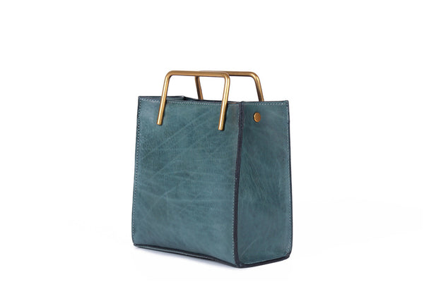 Small Women's Leather Crossbody Tote Bag Genuine Leather Handbags For Women Cowhide