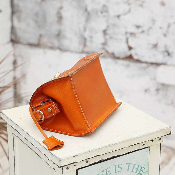 Small Women's Leather Doctor Bag Purse Shoulder Handbags Side Bag for Women Gift