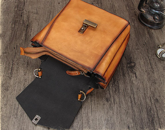 Small Women's Leather Satchel Handbags Purse Crossbody Bag for Women Durable