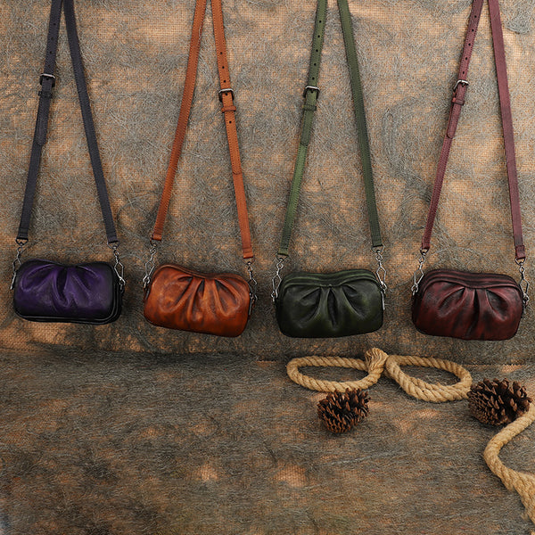 Small Women's Sling Bag Purse Leather Crossbody Bag For Women Durable