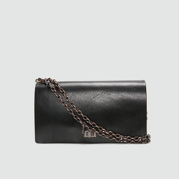 Small Women's Tan Square Leather Crossbody Bag Purse Side Bag For Womens black