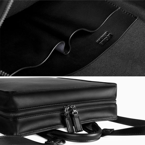 Small Womens Black Square Leather Backpack Purse Stylish Backpacks for Women quality