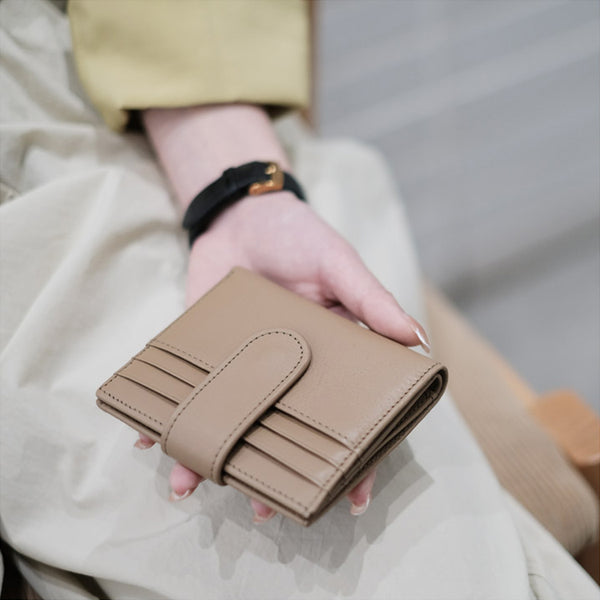 Small Womens Black Wallets With Card Holder Wallet For Women Brown