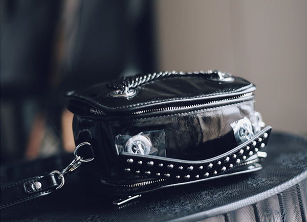 Small Womens Boho Black Leather Fringe Crossbody Bag With Metal Tassel Cross Shoulder Bag For Women Outside
