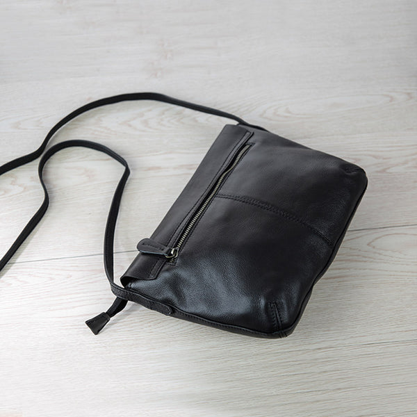 Small Womens Genuine Leather Satchel Bag Crossbody Bags for Women cowhide