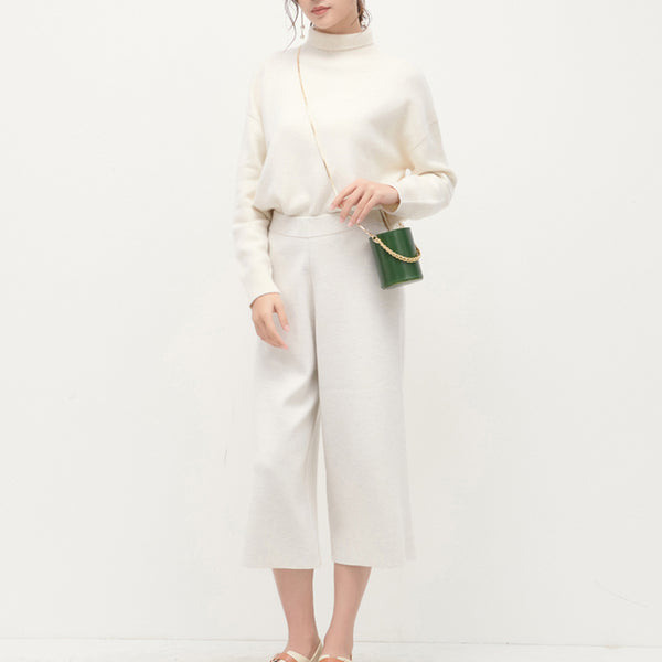 Small Womens Green Leather Crossbody Bucket Bag Handbags Purse for Women cute