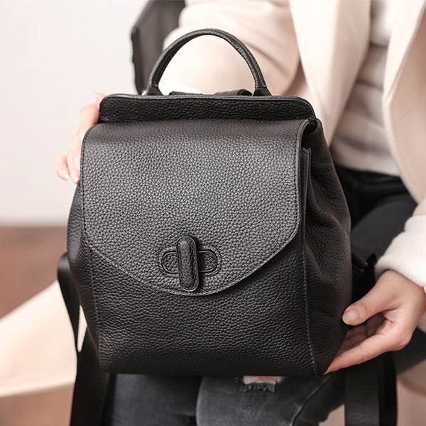 Small Womens Leather Backpack Purse Cute Backpacks for Women Details