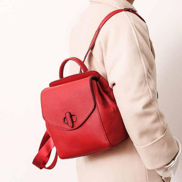 Small Womens Leather Backpack Purse Cute Backpacks for Women small