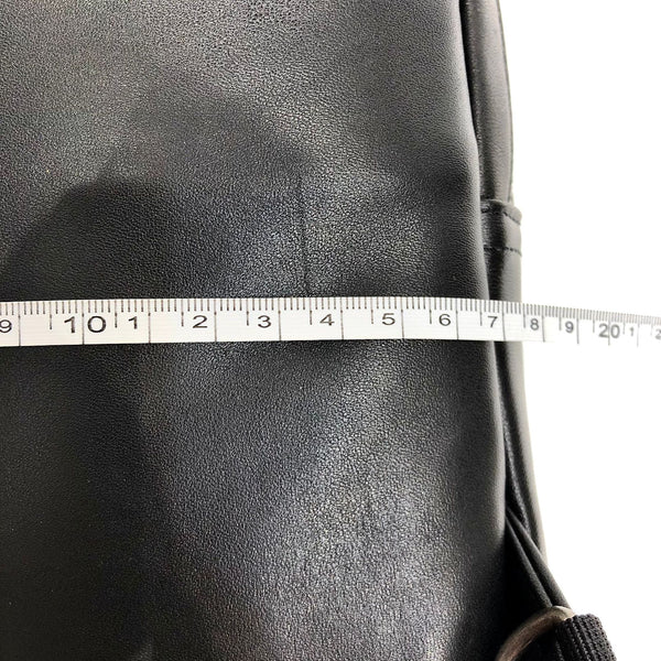 Small Womens Leather Chest Backpack Purse Black Sling Bags Fashion