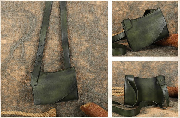 Small Womens Leather Crossbody Purse Cross Shoulder Bag For Women Funky