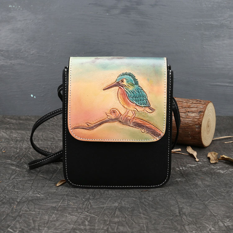 Small Womens Leather Crossbody Satchel Bag Over The Shoulder Purse For Women Affordable