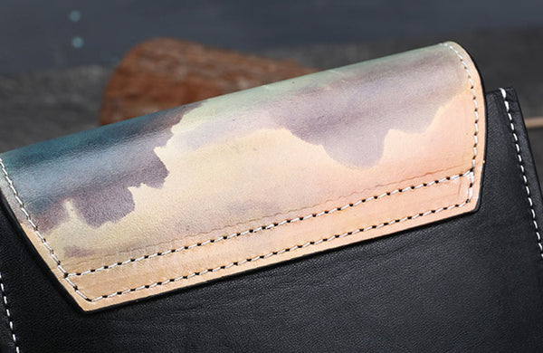 Small Womens Leather Crossbody Satchel Bag Over The Shoulder Purse For Women Durable