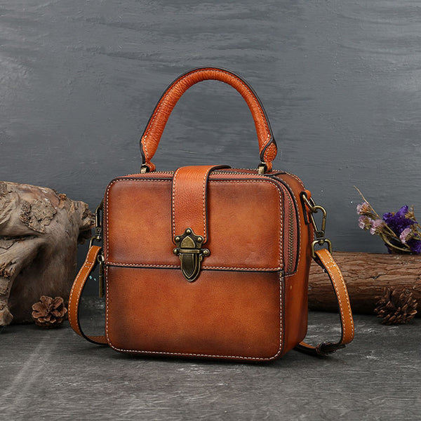 Small Womens Leather Shoulder Bags Purse Crossbody Sling Bag For Women Chic