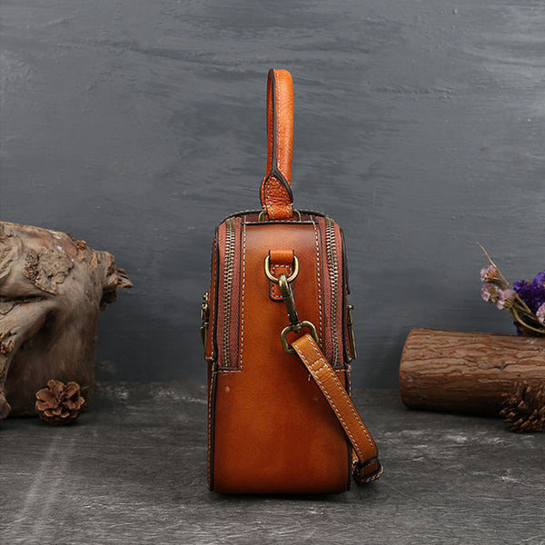 Small Womens Leather Shoulder Bags Purse Crossbody Sling Bag For Women Cool