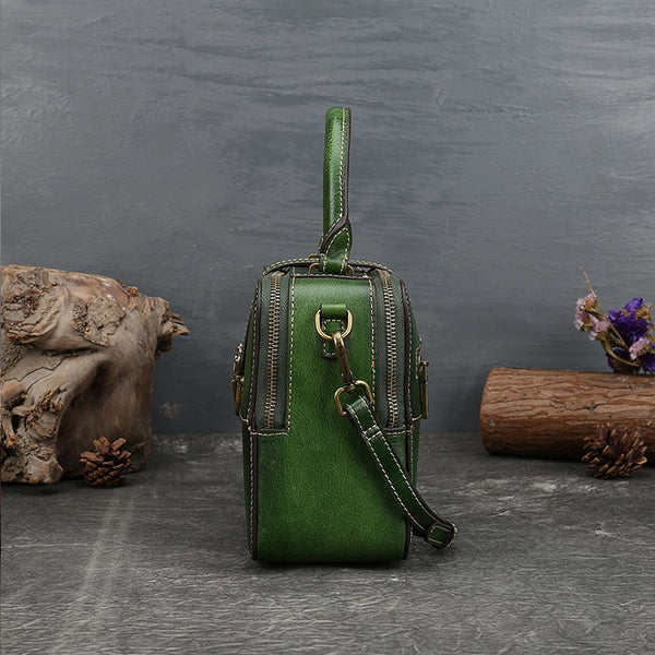 Small Womens Leather Shoulder Bags Purse Crossbody Sling Bag For Women Gift-idea