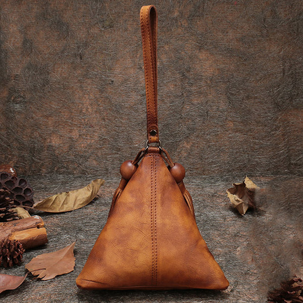 Small Womens Tan Leather Purses And Handbags Cute Clutches for Women Chic