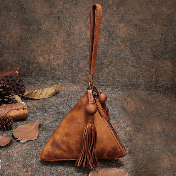 Small Womens Tan Leather Purses And Handbags Cute Clutches for Women cool