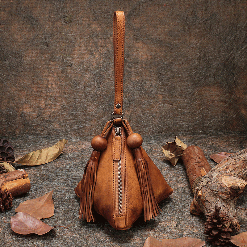 Small Womens Tan Leather Purses And Handbags