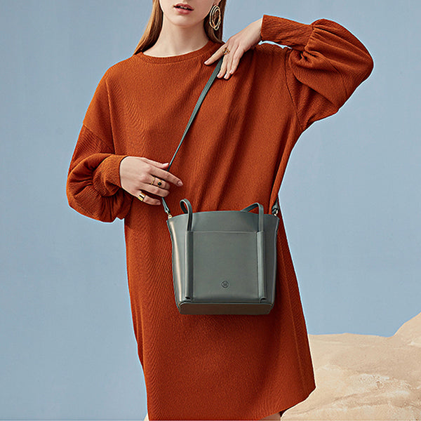 Small Womens Totes Leather Tote Bag Leather Crossbody Bags for Women mini