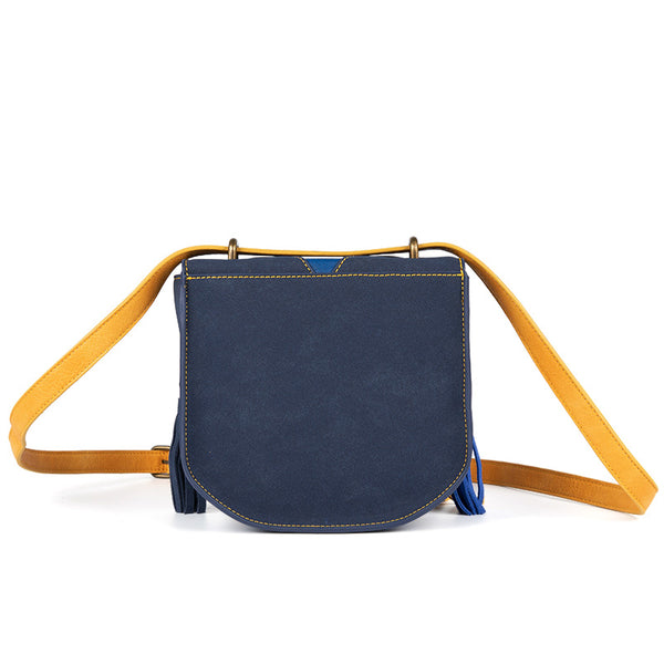 Small Womens Vegan Western Leather Fringe Purse Crossbody Hobo Bag Durable