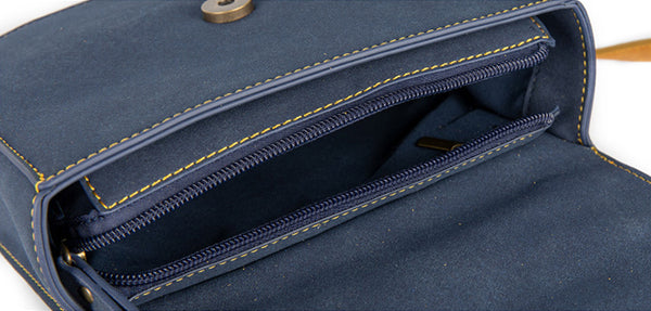 Small Womens Vegan Western Leather Fringe Purse Crossbody Hobo Bag Inside