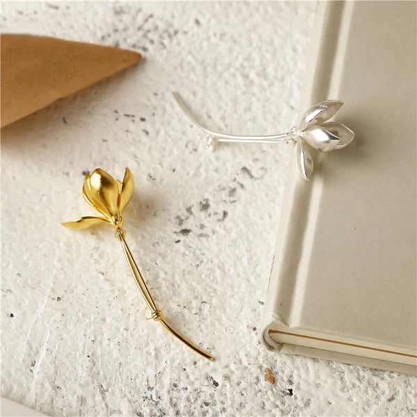 Sterling Silver Brooch Classical Charm Jewelry women