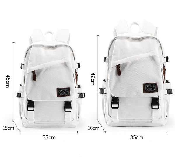 Stylish Canvas Laptop Backpack Ladies Rucksack For Women Fashion