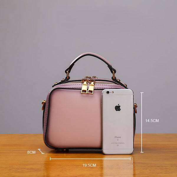 Stylish Cube Bag Womens Leather Crossbody Bags Shoulder Bag for Women cool