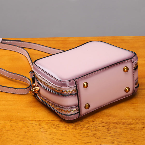 Stylish Cube Bag Womens Leather Crossbody Bags Shoulder Bag for Women best