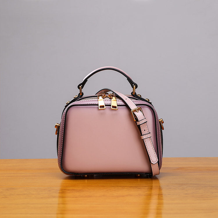 Stylish Cube Bag Womens Leather Crossbody Bags Shoulder Bag for Women beautiful