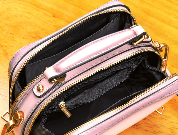 Stylish Cube Bag Womens Leather Crossbody Bags Shoulder Bag for Women Designer