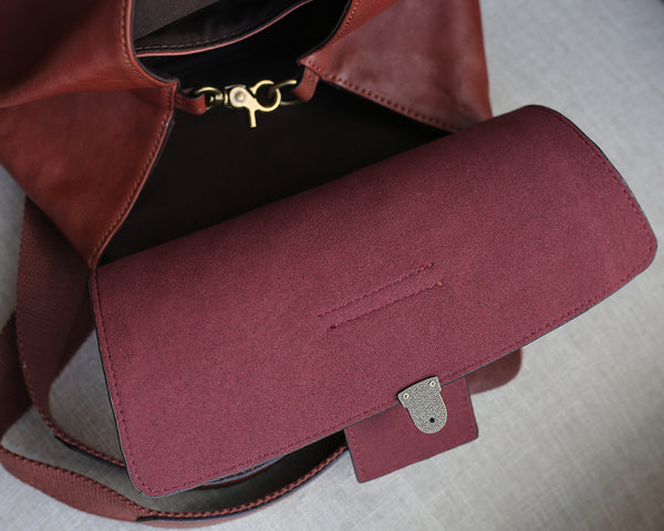 Stylish Ladies Genuine Leather Backpack Purse Rucksack Bag For Women Durable