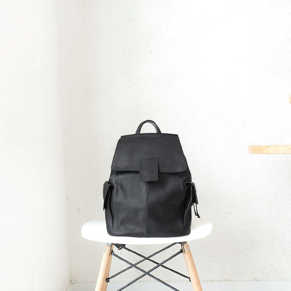 Stylish Ladies Genuine Leather Backpack Purse Rucksack Bag For Women Funky