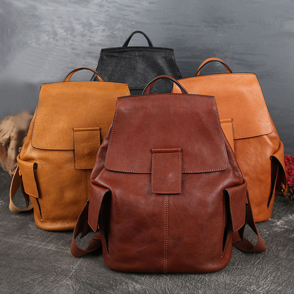 Stylish Ladies Genuine Leather Backpack Purse Rucksack Bag For Women Gift