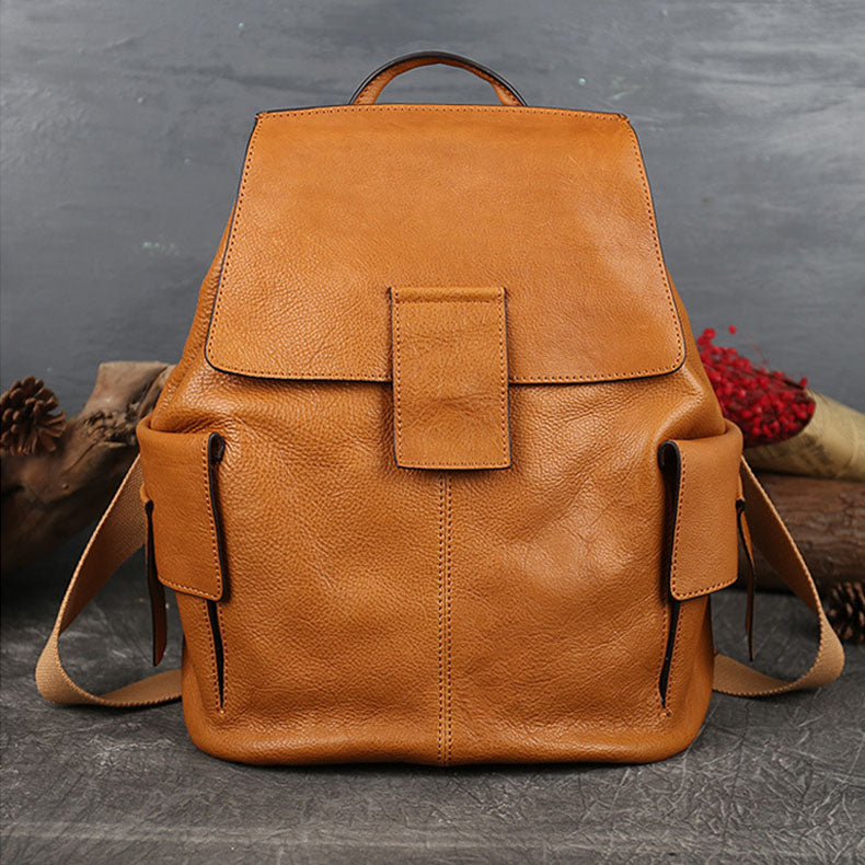 Stylish Ladies Genuine Leather Backpack Purse Rucksack Bag For Women Nice