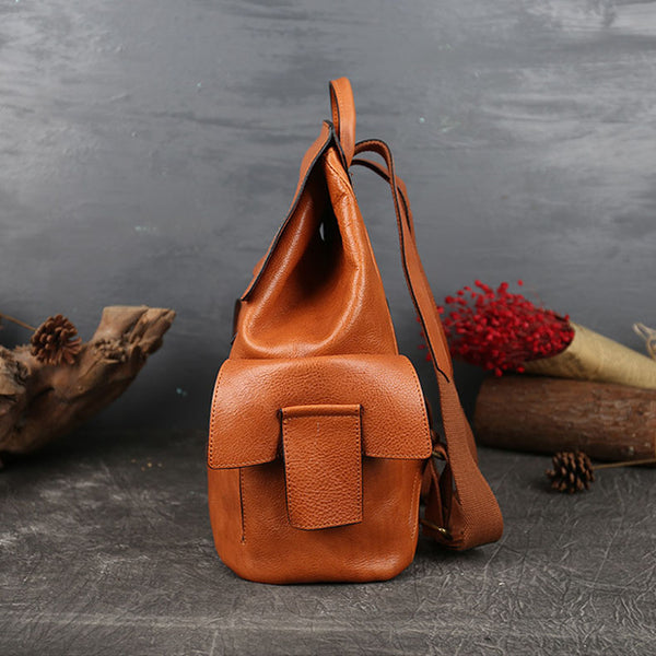 Stylish Ladies Genuine Leather Backpack Purse Rucksack Bag For Women Original