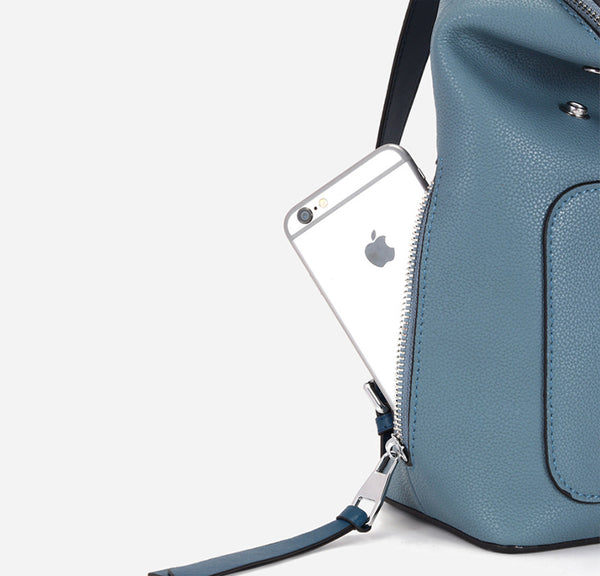 Stylish Ladies Leather Rucksack Bag Backpack Purse For Women Unique