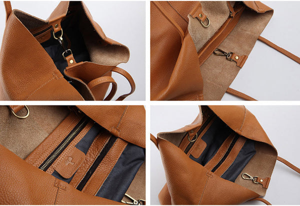 Stylish Leather Womens Handbags Tote Bag Shoulder Bag Purses for Women work bag