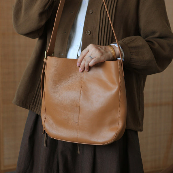 Stylish Women's Genuine Leather Tote Bags Black Leather Shoulder Bag Accessories