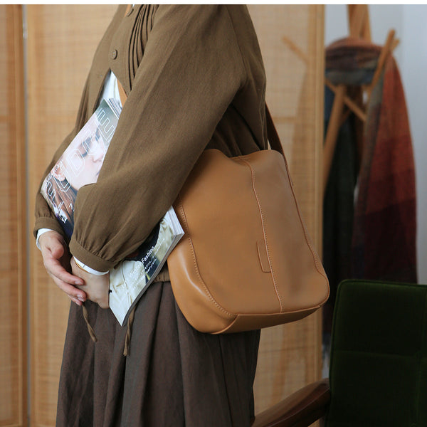 Stylish Women's Genuine Leather Tote Bags Black Leather Shoulder Bag Beautiful