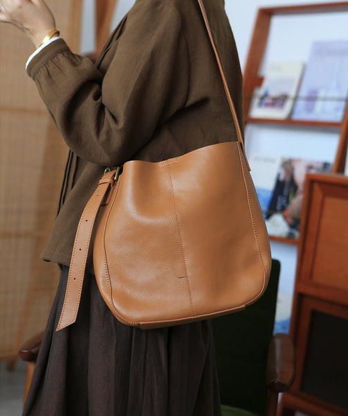 Stylish Women's Genuine Leather Tote Bags Black Leather Shoulder Bag Cool