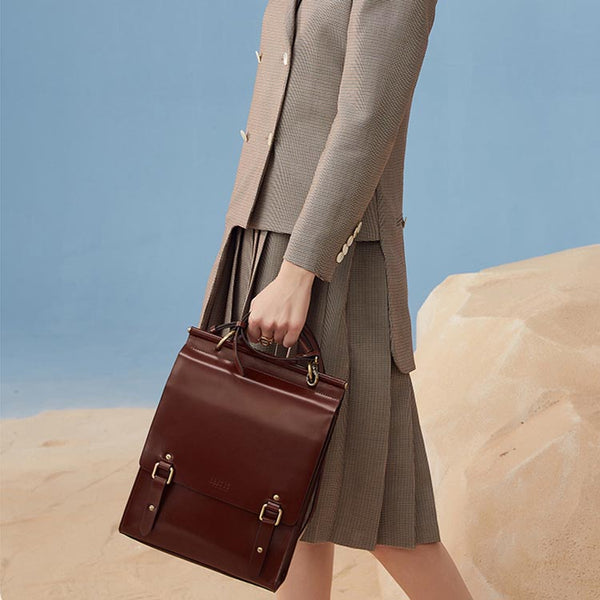 Stylish Women's Leather Backpack Purse Cool Backpacks for Women Details