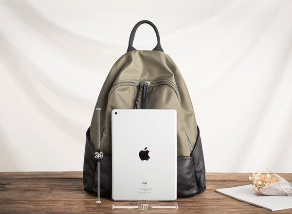 Stylish Women's Lightweight Nylon Backpack Ladies Rucksack For Women Chic